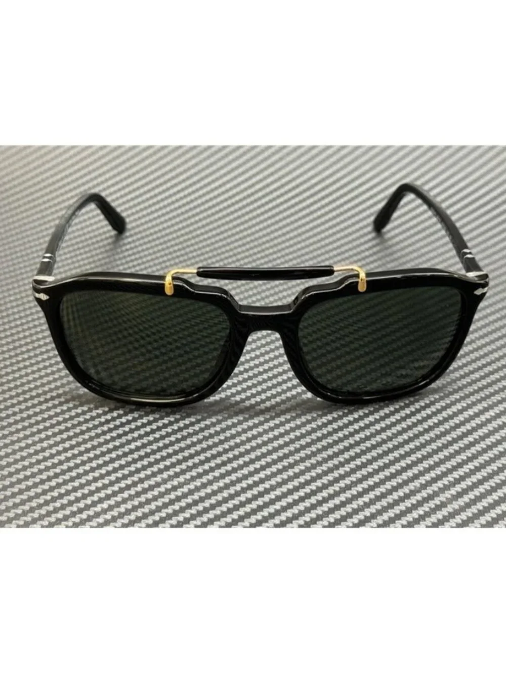 New Persol Men Black Sunglasses 57-20-145